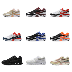 Nike Air Cushion Heightening Retro Mesh Breathable Running Shoes-2698