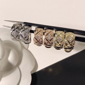 Chanel diamond earrings-0081