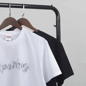 Supreme Cartoon Letter Printed Cotton T-shirt (40 styles)-2796  