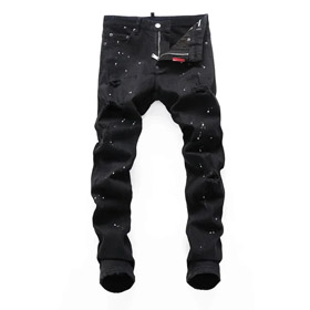 Dsquared 2 new D2 stretch ink-splashed patch jeans (29 styles)-2899